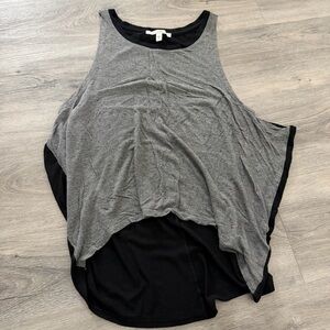Express Gray and Black Tank Top